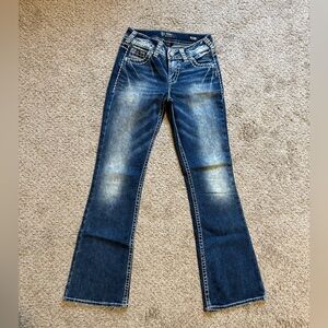 Silver Jeans Women's Suki Mid Boot Cut in Dark Blue